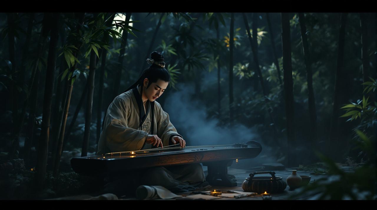 美女网站作品《琴师》剧照